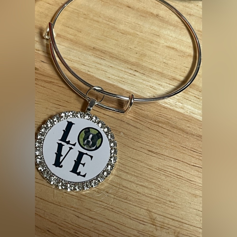 Boston terrier bracelet